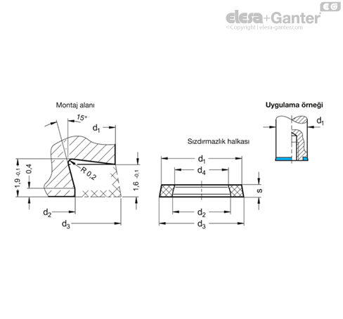GN 7600 Sızdırmazlık halkaları | Elesa+Ganter